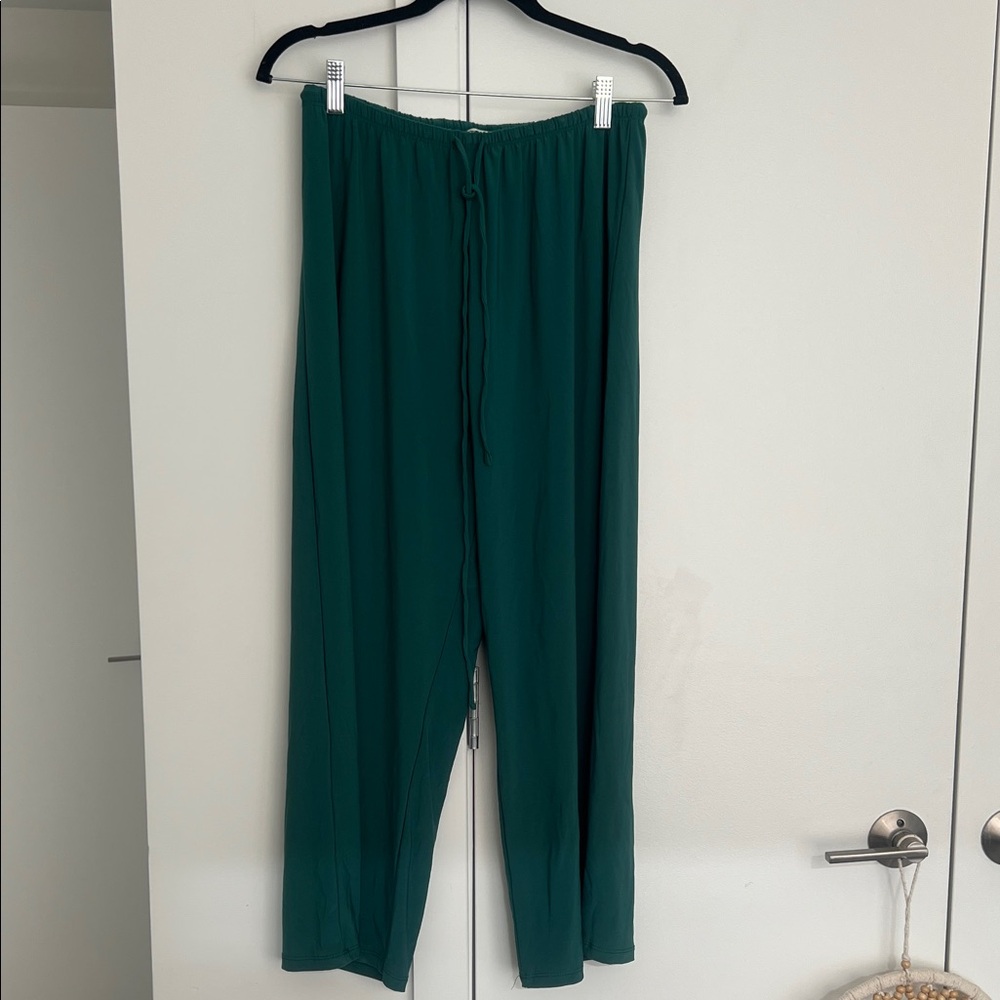Zara Green Wide Leg Pants